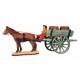 Santon Gateau 7 Cm Man Met Paard En Kar Met Tonnen 
