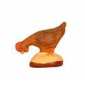Santon Gateau 7 Cm Poule Brune