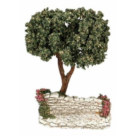 Santon Gateau Arbre Et Rocher