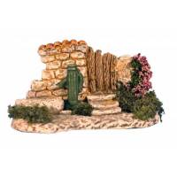 Santon Gateau Mur Porte
