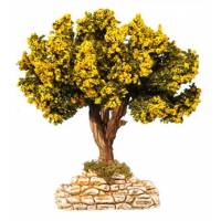 Santon Gateau Arbre Jaune