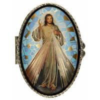 Boîte à Pilules - Christ Miséricordieux - Mosaique - Ov70 X 45 mm