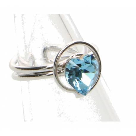 Bague Swarovsky Aquamarine