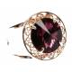 Bague Swarovsky Or Rose Violette