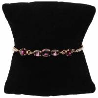Armband Roze Gold Paars Swarovski 