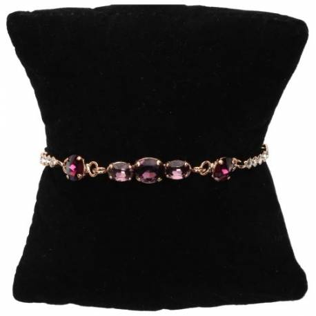 Bracelet Or Rose Viollet Swarovski
