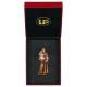 Statue en bois sculpté Saint Antoine avec étui 10 cm bois naturel