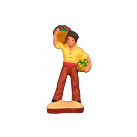 Santon Gateau 7 Cm Homme Aux Legumes