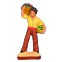 Santon Gateau 7 Cm Homme Aux Legumes