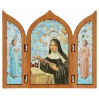 Triptyque 12 X H10 cm - Ste Rita - Anges