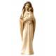 Statue Vierge Marie avec enfant en bois - 20 cm - 2 tons bois