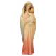 Statue Vierge Marie avec enfant en bois - 20 cm -couleur