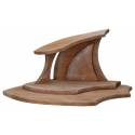 Houtsnijwerk Stal Voor Figuren 10Cm Houtkleur 