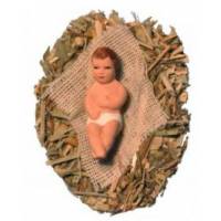 Santon Gateau 7 Cm Jesus Sur Tissu