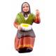 Santon Gateau 7 Cm Femme Assise A L'aioli