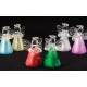 Ange 5 cm - Verre / Coul Ass - 6 / Set