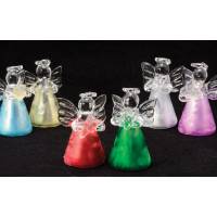 Ange 5 cm - Verre / Coul Ass - 6 / Set