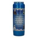 Neuvaine / bleu / parfum de jasmin "calme"