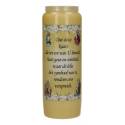Neuvaine / jaune / parfum de lys / texte néerlandais "pureté"