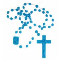 Chapelet sur nylon - Bleu