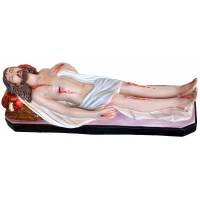 Beeld Christus Dood 80 cm (27 X82 ) in glasvezel 