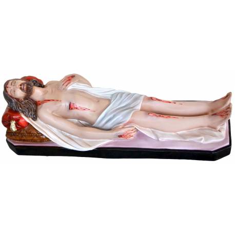 Statue du Christ gissant 80 cm (27 X82 ) en fibre de verre