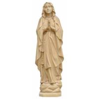 Houtsnijwerk beeld Onze Lieve Vrouw van Lourdes 12 cm natuur hout 