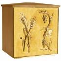 Tabernacle 25.5x25 Cm P 22 Cm Revetement Bois