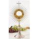 Ostensoir – Reliquaire H 41 Cm Diam Rayons 23 Cm Diam Int 8 Cm