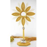 Ostensoir – Reliquaire H 66 Cm Diam Int 9 Cm