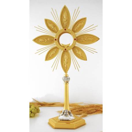 Ostensoir – Reliquaire H 66 Cm Diam Int 9 Cm