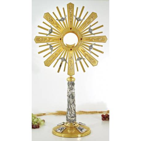 Ostensoir – Reliquaire H 70 Cm Diam Int 9 Cm