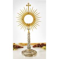Ostensoir – Reliquaire H 70 Cm Diam Rayons 34 Cm Diam Int 14 Cm