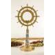 Ostensoir – Reliquaire H 60 Cm Diam Rayons 32 Cm Diam Int 14 Cm