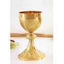 Kelk H 19 Cm Diam 10 Cm Verguld 