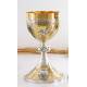 Calice H 19 Cm Diam Ouv. 10 Cm Bi-Couleur