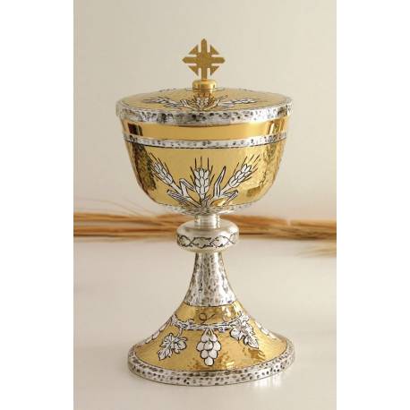 Ciborie H 22 Cm Diam 12 Cm 2-Kleurig 