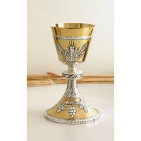 Calice H 19 Cm Diam Ouv. 9.5 Cm Bi-Couleur