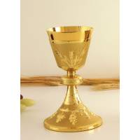 Kelk H 19 Cm Diam 9.5 Cm Verguld 