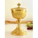Ciborie H 23 Cm Diam 12 Cm Verguld 