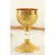 Kelk H 19 Cm Diam 10 Cm Verguld 