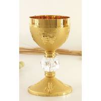 Kelk H 19 Cm Diam 10 Cm Verguld 