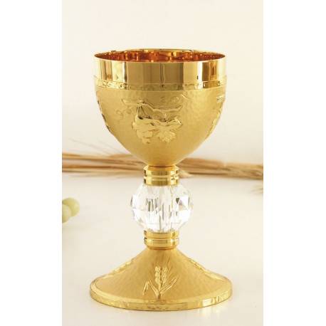 Kelk H 19 Cm Diam 10 Cm Verguld 