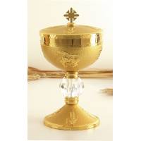 Ciborie H 22 Cm Diam 12 Cm Verguld 