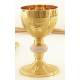 Kelk H 19 Cm Diam 10 Cm Verguld 