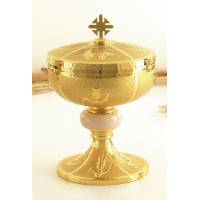 Ciborie H 18 Cm Diam 12 Cm Verguld 