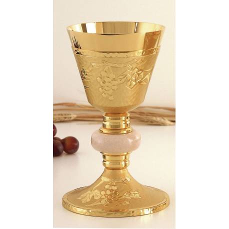 Calice H 10 Cm Diam Ouv. 9.5 Cm Doré