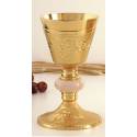 Kelk H 10 Cm Diam 9.5 Cm Verguld 