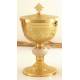 Ciborie H 22 Cm Diam 12 Cm Verguld 