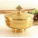 Ciborie H 12 Cm Diam 14 Cm Verguld 